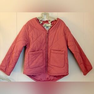 OshKosh B'gosh light Coral Quilted Kids Puffer Jacket